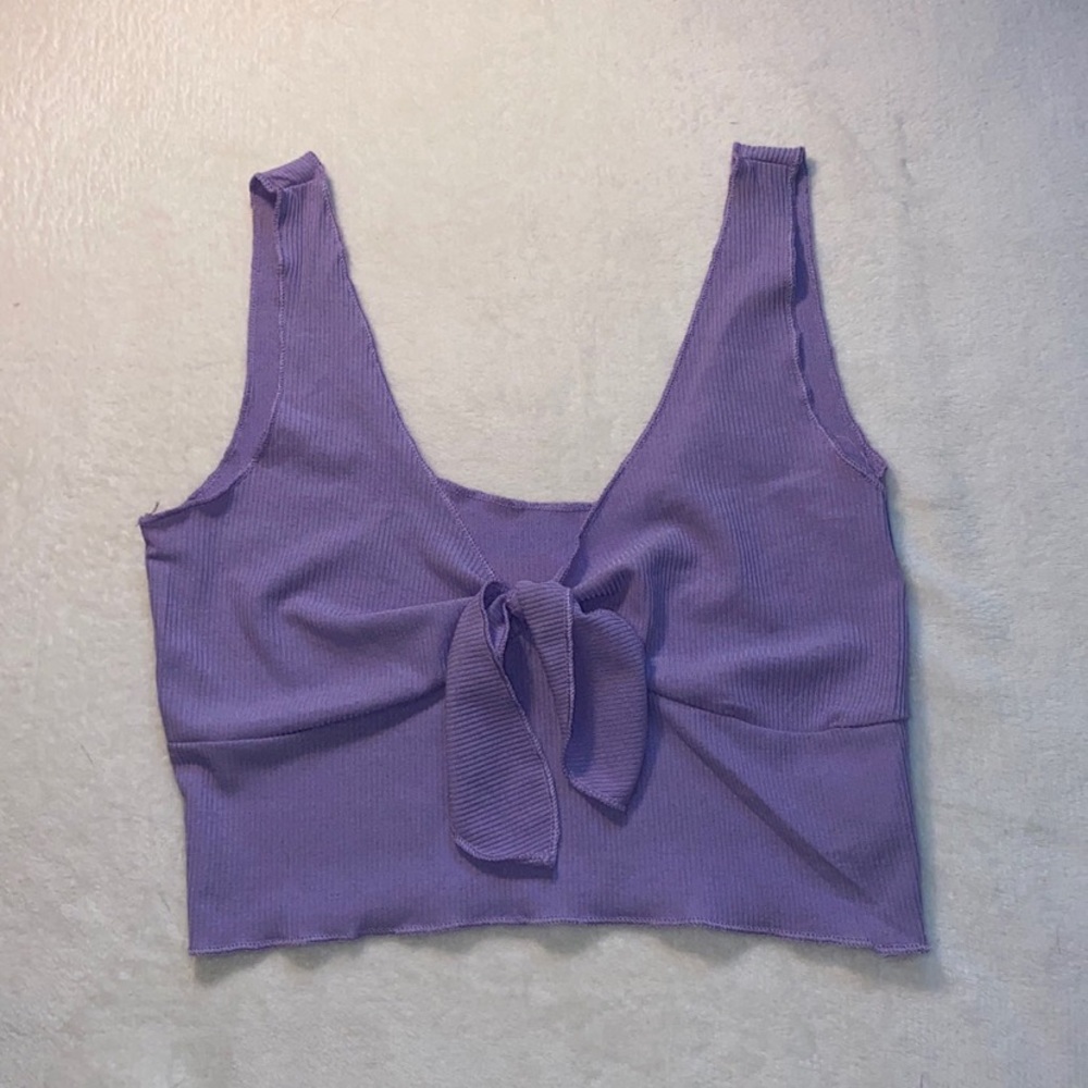 purple tanktop